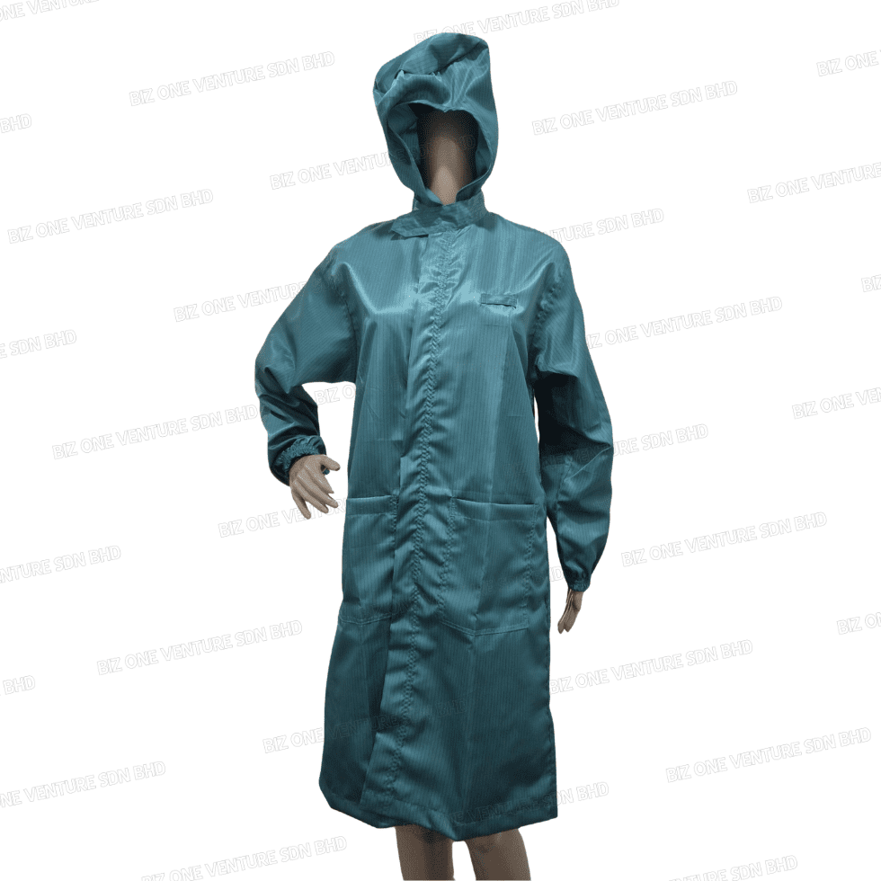 Cleanroom ESD Smock with Hood