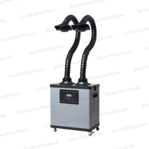 F6002D dual-duct fume extractor with digital control panel