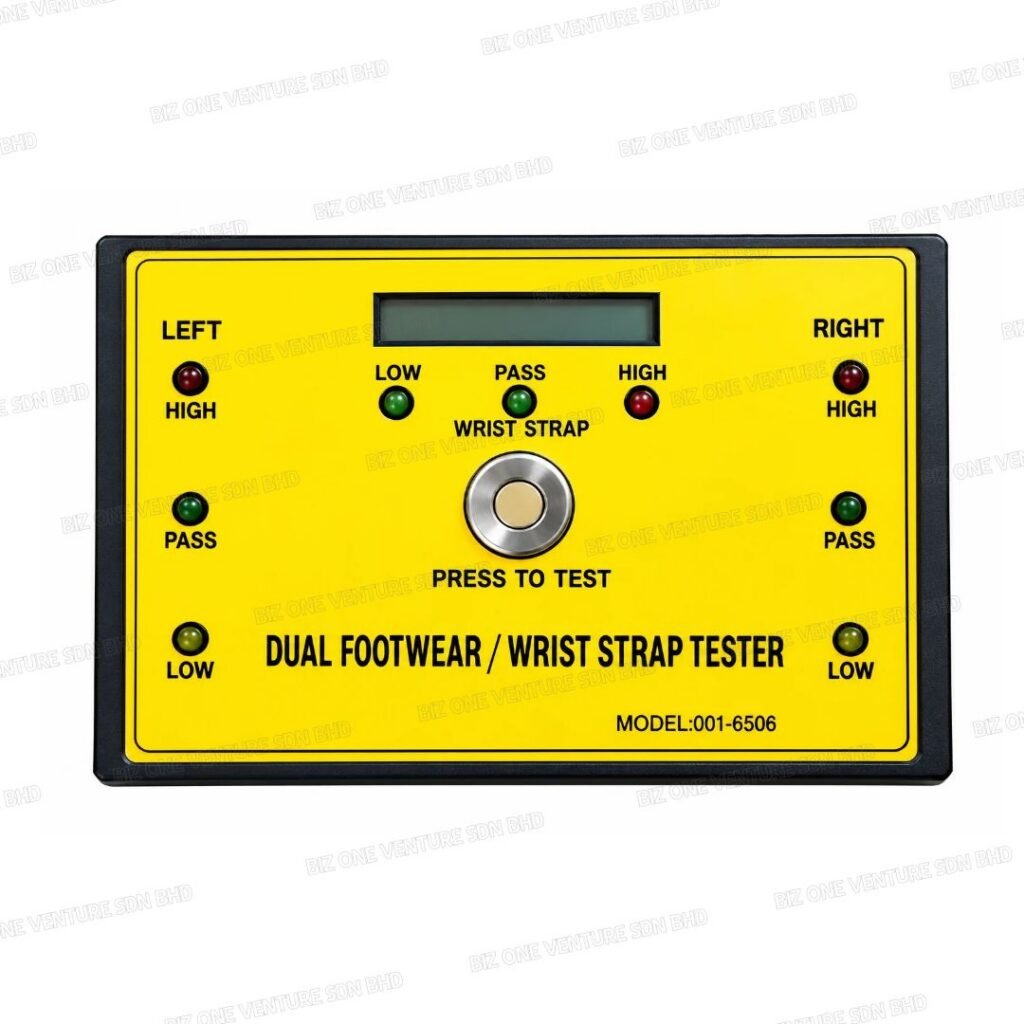 Dual Footwear and Wrist Strap Tester 6506